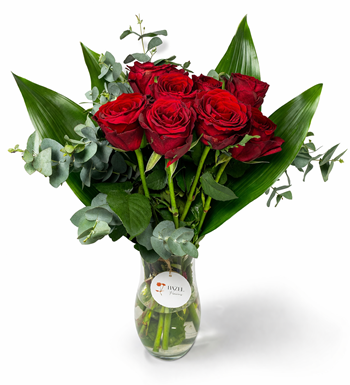 vazoda kırmızı gül, kırmızı gül aranjmanı, vazoda çiçeknı, 