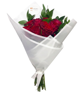 kırmızı gül buketi, taze çiçek siparişi, Hazel Flowers,