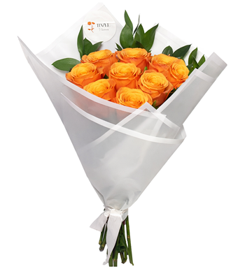  gül buketi, turuncu gül, aynı gün teslimat, istanbul çiçek